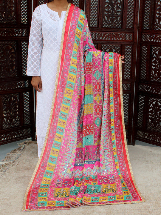 Mahira Pakistani Dupatta-Multicolor