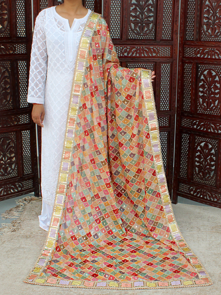 Sehar Dupatta-Multicolor