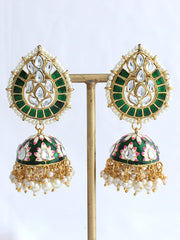 Ameena Earrings-Green