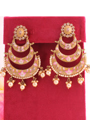 Kriti Earrings-Beige