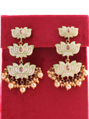 Kamal Earrings-Mint Green