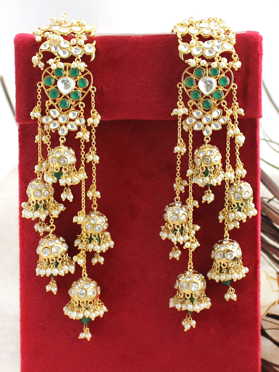 Sonam Earrings - Green