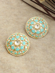 Sindh Earrings-Aqua