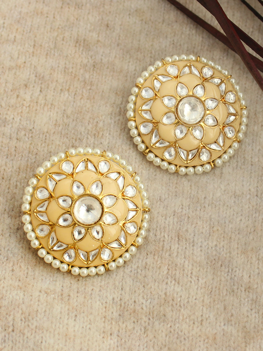 Sindh Earrings-Ivory