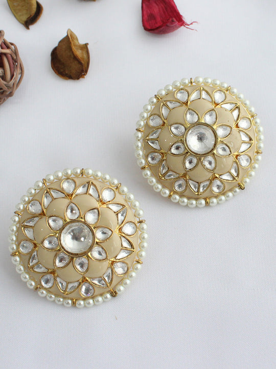 Sindh Earrings-Ivory