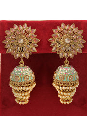 Ashna Earrings-Aqua