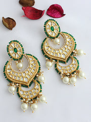 Gulmarg Earrings  - green