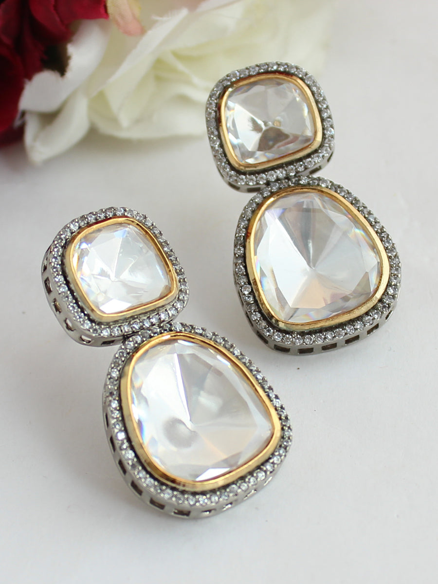 Dubai Earrings-White