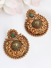 Divisha Earrings - Green