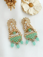 Pune Earrings-Mint Green