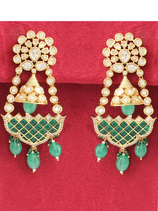 Pune Earrings-Green