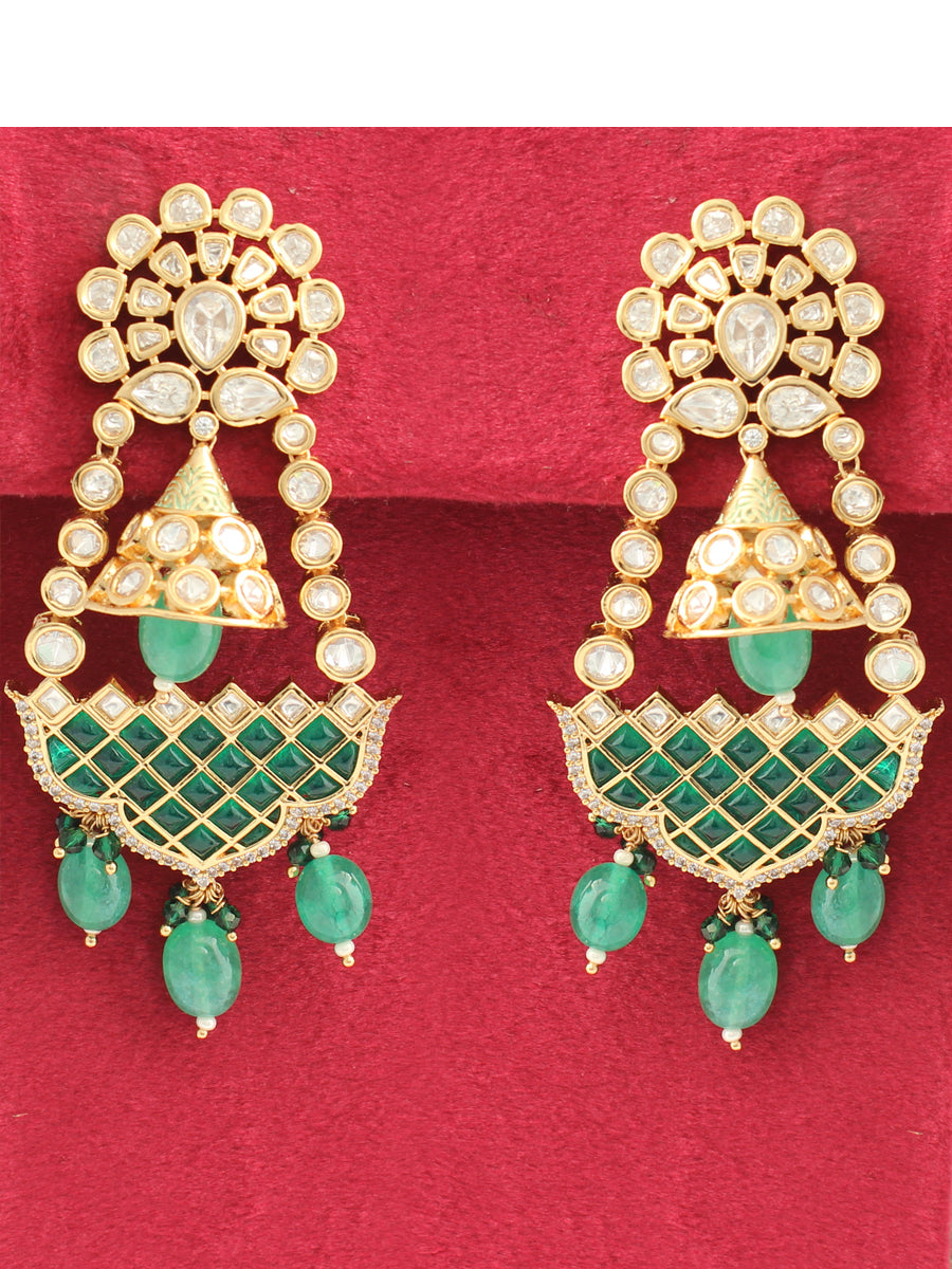 Pune Earrings-Green