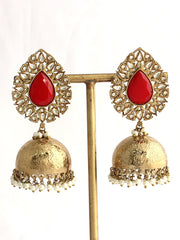 Avni Earrings-Red