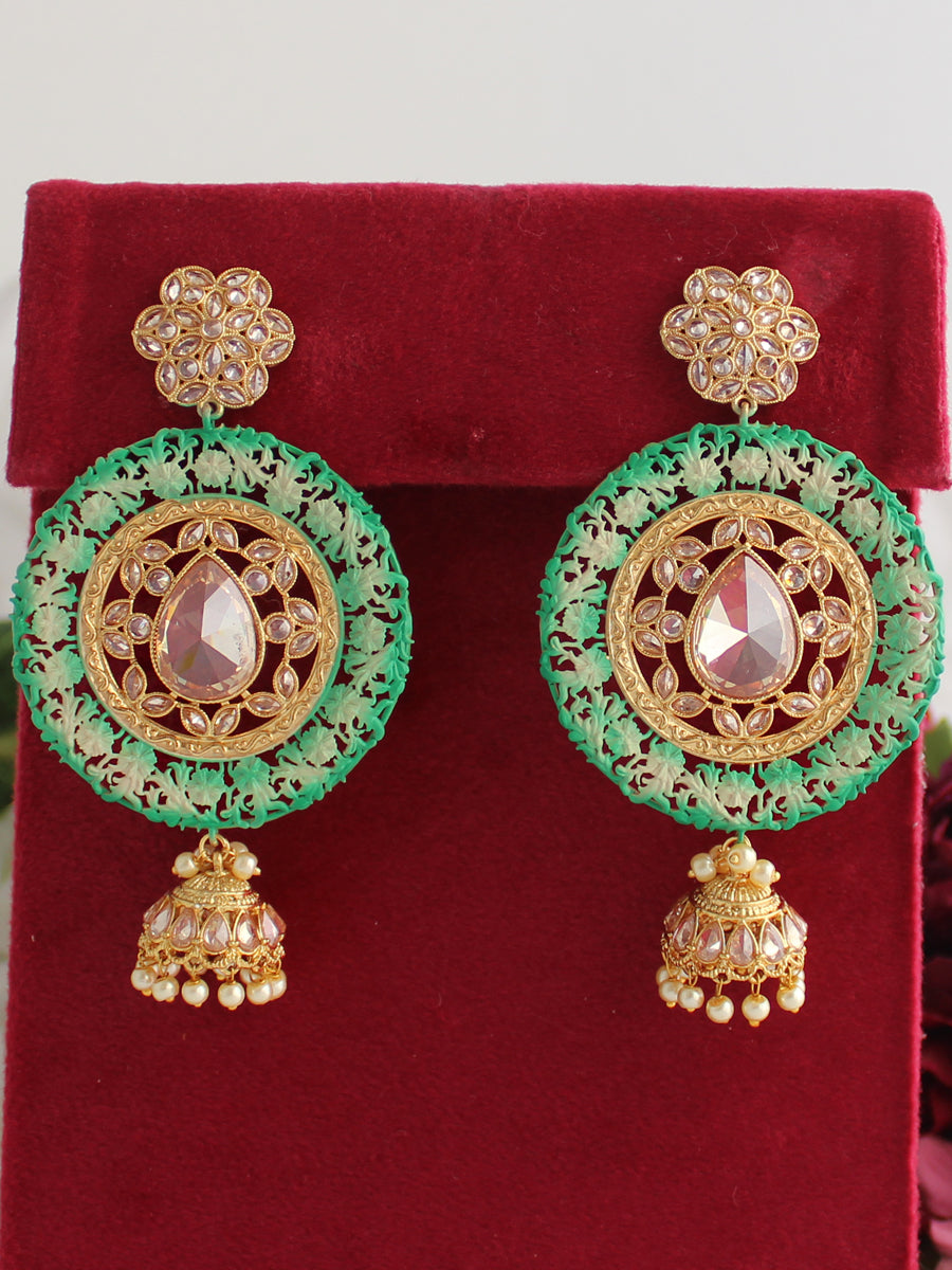 Aaniya Earrings-Green