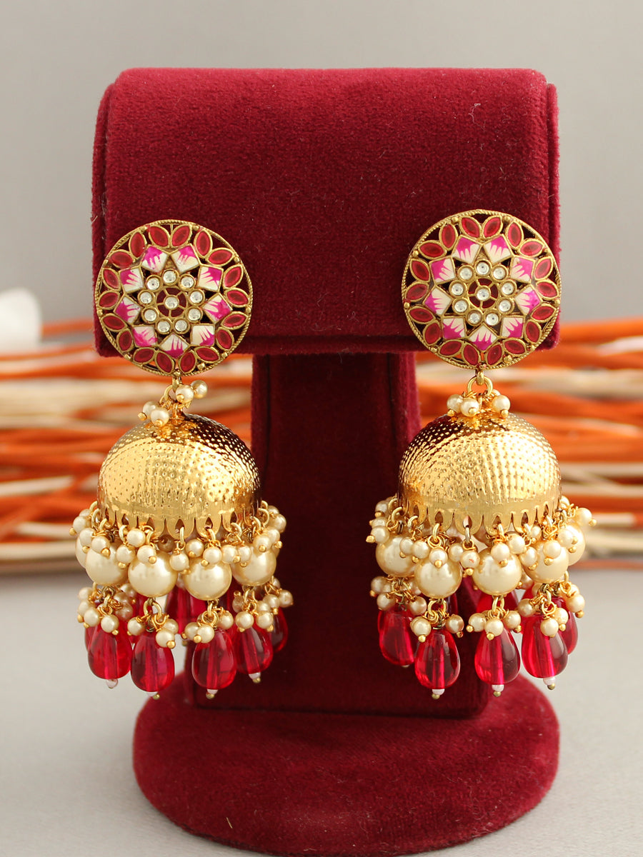 Sehej Earrings-Red