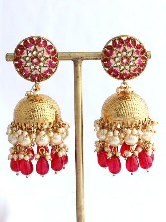 Sehej Earrings-Red