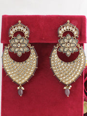 Arushka Earrings-Grey