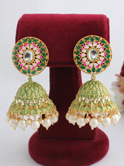 Kaynat Earrings-Green