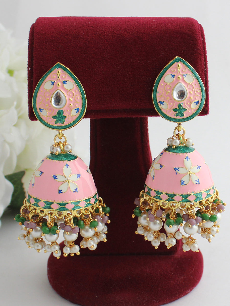 Zara Earrings-Pastel Pink