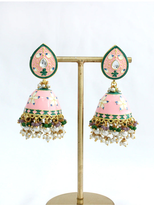 Zara Earrings-Pastel Pink