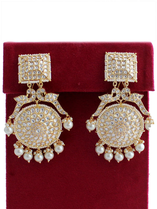 Pushti Earrings-Pearl