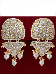 Dhruvi Earrings-White