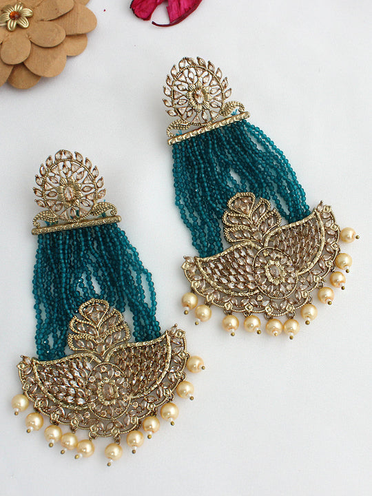 Shamita Earrings-Rama Green