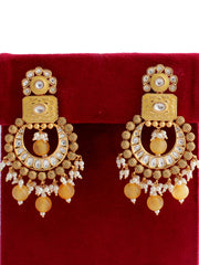 Tanushri Earrings-Yellow