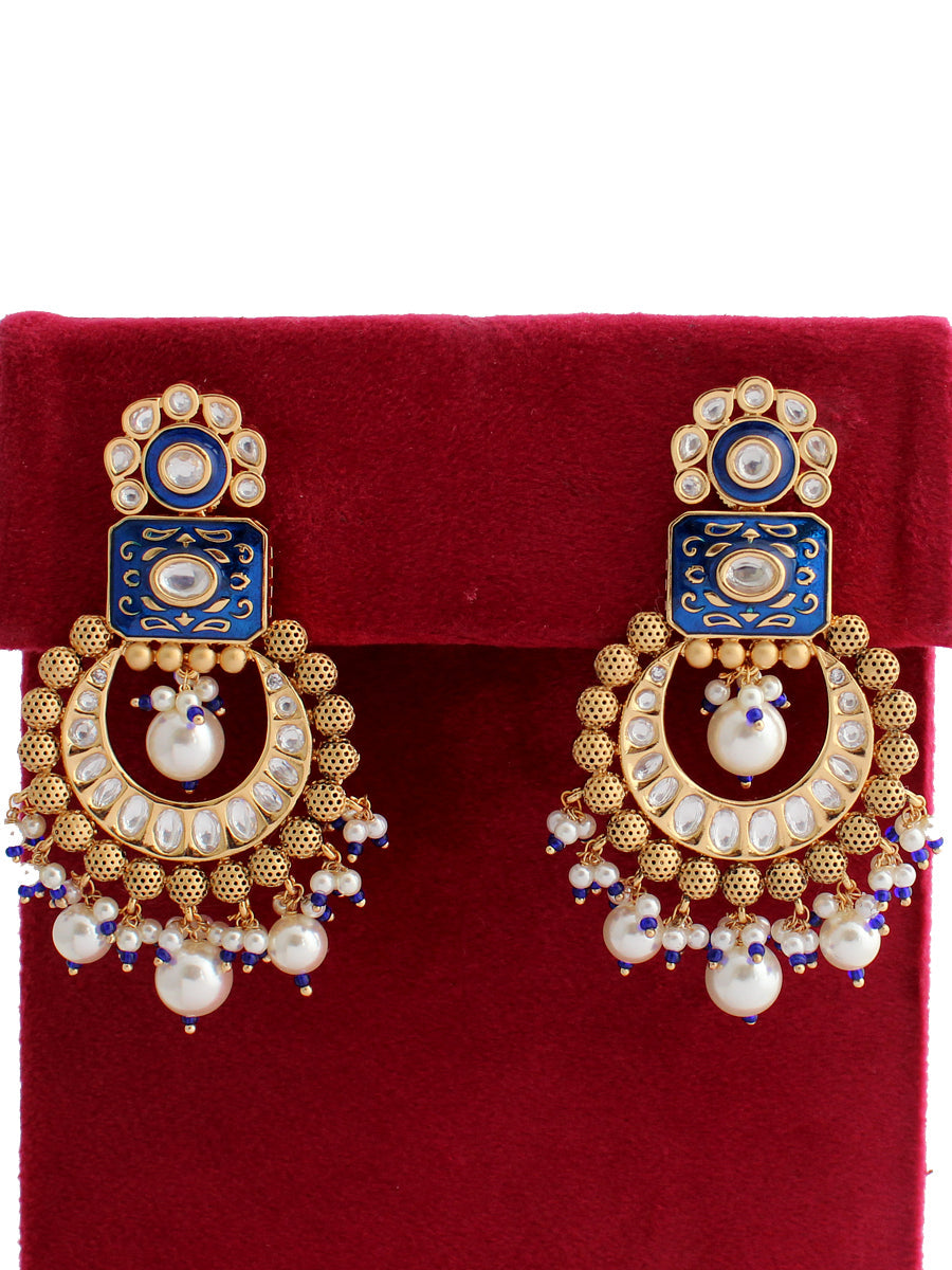 Tanushri Earrings-Blue