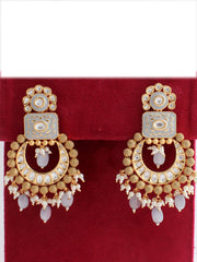 Tanushri Earrings-Grey