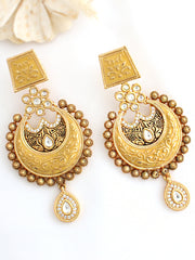 Nishtha Earrings-Yellow