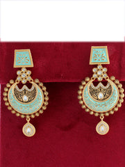 Nishtha Earrings-Aqua