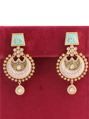 Nishtha Earrings-Pastel Pink / Mint Green