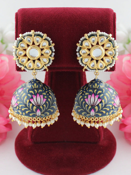 Tapsee Earrings-Blue