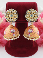 Tapsee Earrings--Peach