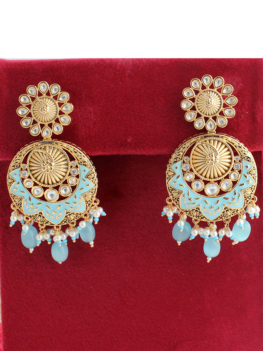 Vanya Earrings-Turquoise