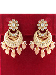 Vritee Earrings-Peach