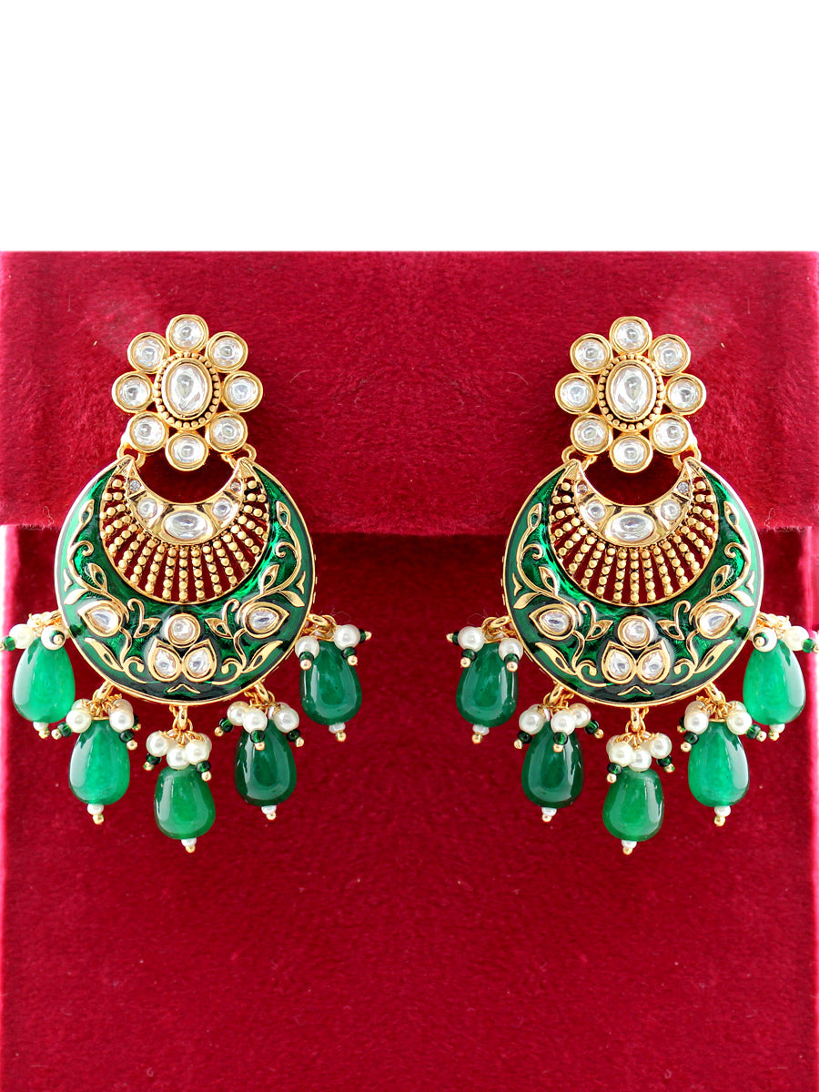 Vritee Earrings-Green