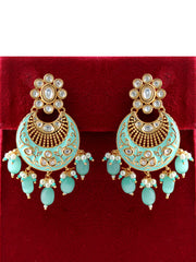 Vritee Earrings-Mint Green