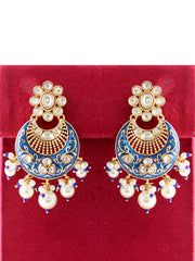 Vritee Earrings-Blue