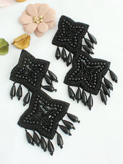 Roshina Earrings-Black