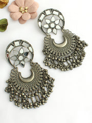 Erina Earrings-Antique Silver