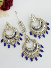 Somya Mirror Earrings & Tikka