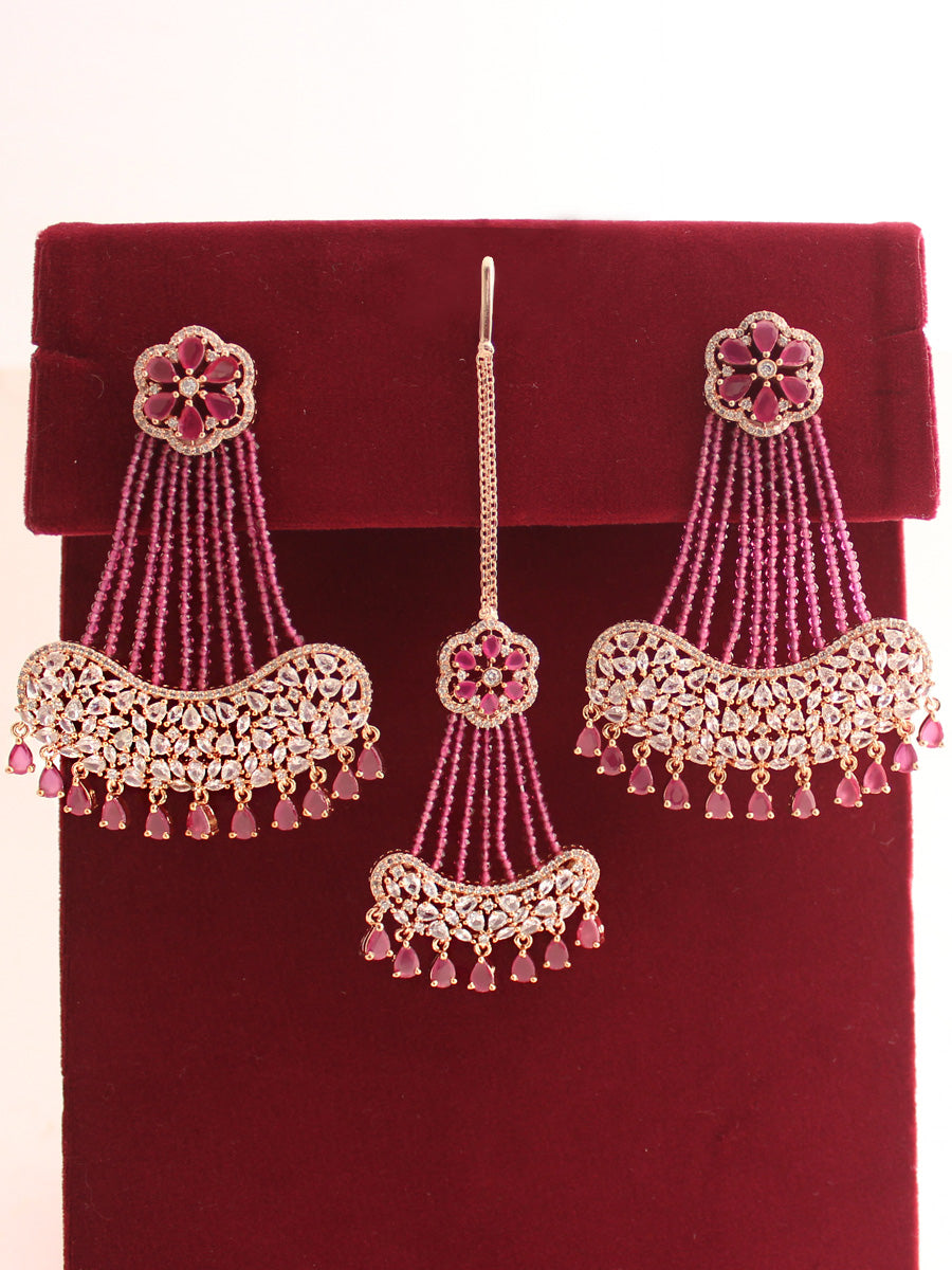 Vamika Earrings & Tikka