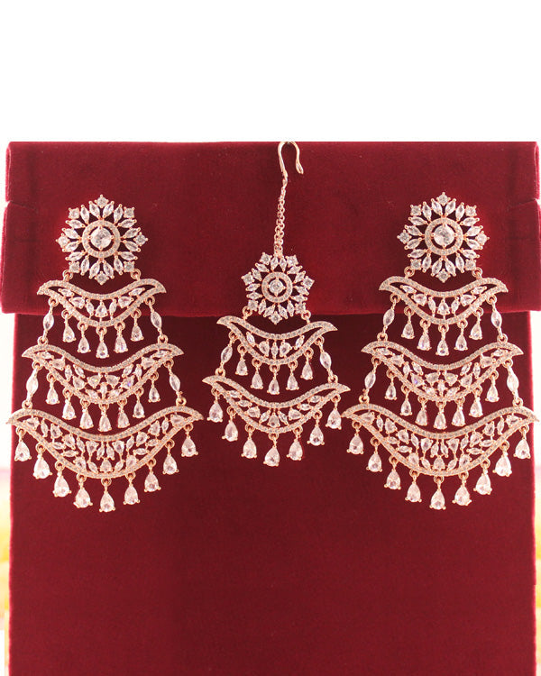 Kayra Earrings & Tikka Set