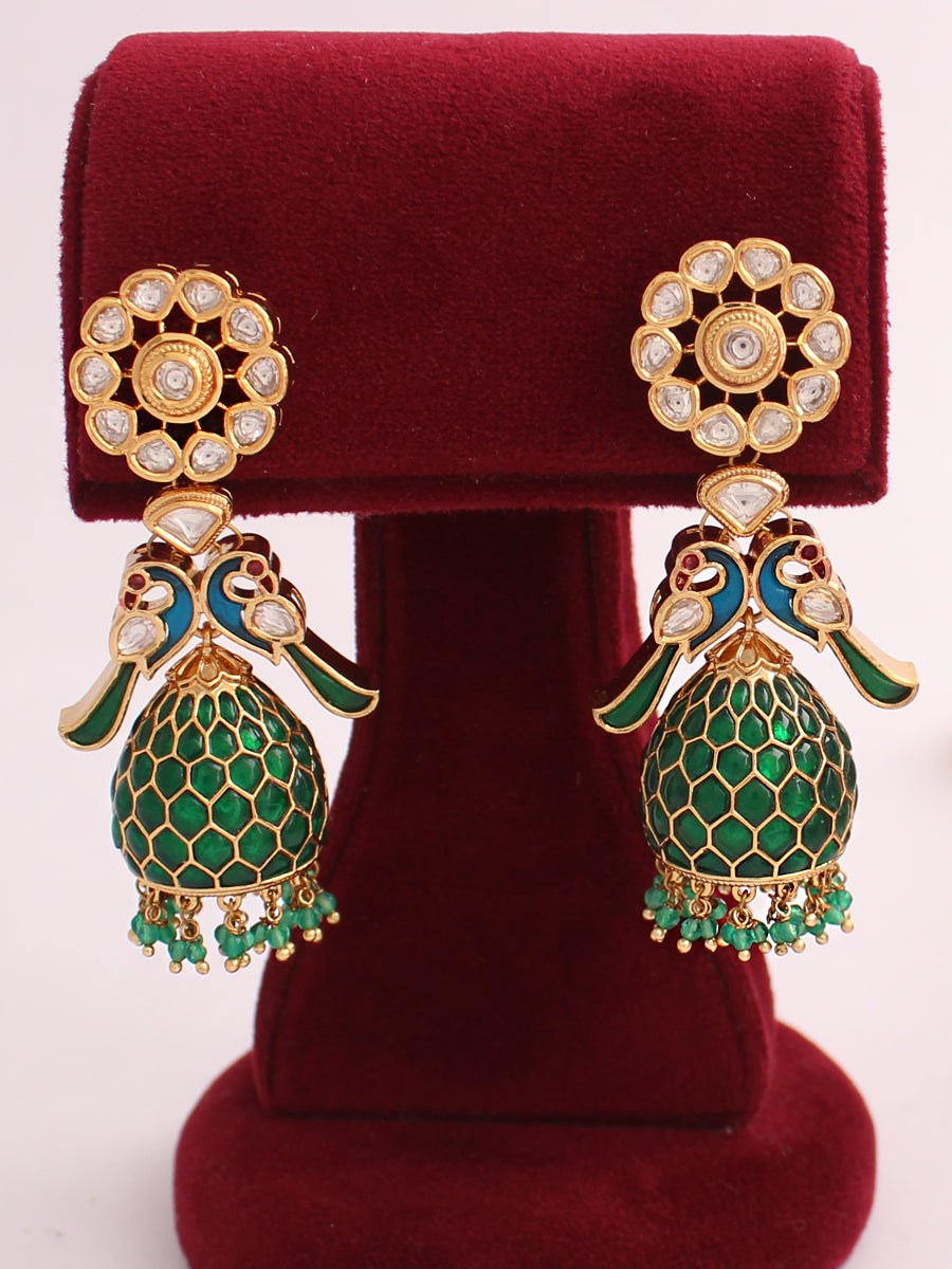 Ishana Earrings-Green