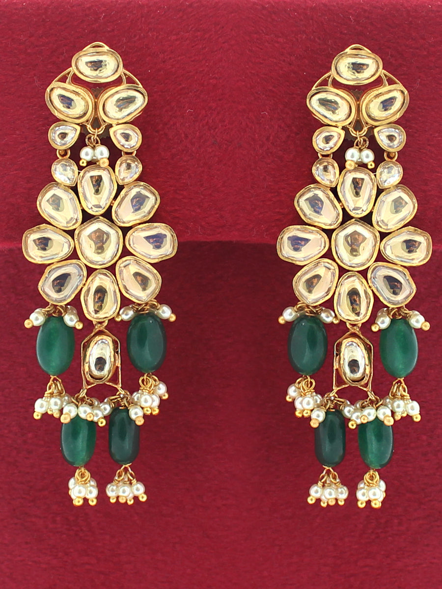 Sadhana Earrings-Green