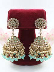 Shabina Earrings-Mint Green