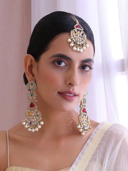 Harshita Earrings & Tikka