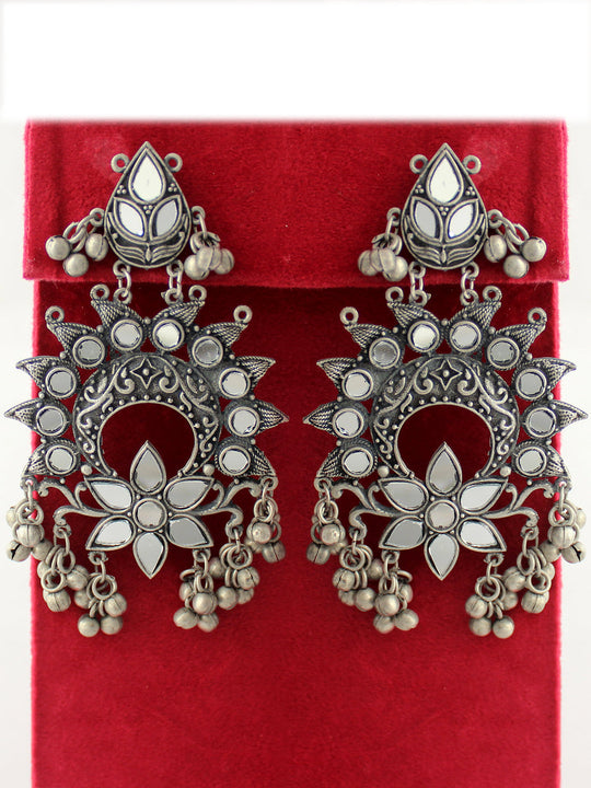 Yami Earrings-Antique Silver 